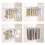 2pcs Durable Socks Drying Rack Space Saving Multifunctional Clothes Hanger with 32 Clips Stable Underwear Hanging Clip 2