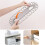 2pcs Durable Socks Drying Rack Space Saving Multifunctional Clothes Hanger with 32 Clips Stable Underwear Hanging Clip 3