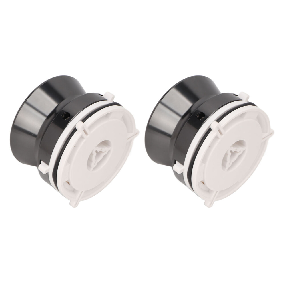 10In Aluminium Nab Hub Adapters For Reel To Reel Tape Decks, Polished Gray/White 5021389620967