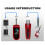 Red UHF XLR Adapter System Wireless Microphone Transmitter Receiver for Dynamic Microphone Guitar Audio Mixer PASystem A 3