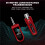 Red UHF XLR Adapter System Wireless Microphone Transmitter Receiver for Dynamic Microphone Guitar Audio Mixer PASystem A 8