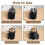 Automatic Stirring Coffee Cup with Temperature Display 13.5oz Self-Stirring Mug with Lid for Coffee,Milk Other Beverages 2