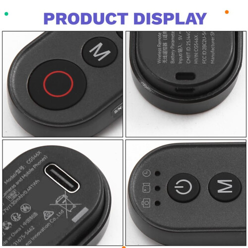 Wireless Remote Controller for Action Cameras and Mobile Phones 5462 1