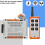 12V-36V 6CH Wireless Remote Control  Motor Distribution Box Automation Equipment Inching 2