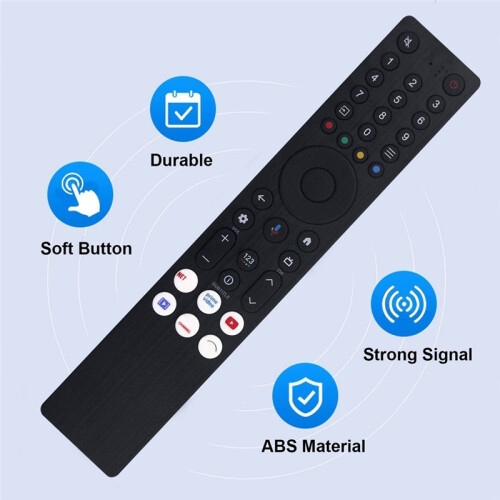Tcl Remote Rc833a Replace RC833A FMB1 FMB5 Voice Remote Control for TCL QLED 4K TV on OnBuy