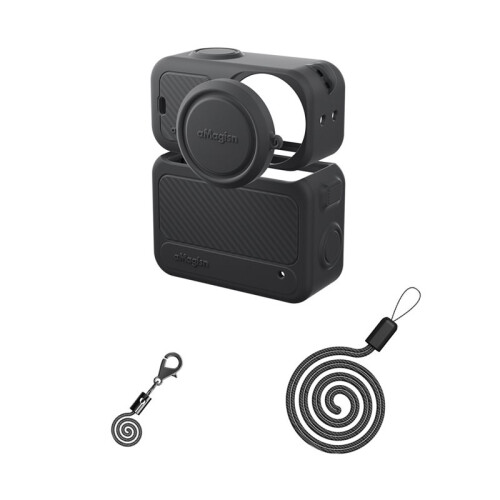 AMAGISN Protective Case for  OSMO  Camera Lens Cap Anti Drop Shockproof Protection Accessories Black