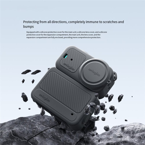 AMAGISN Protective Case for  OSMO  Camera Lens Cap Anti Drop Shockproof Protection Accessories Black 1
