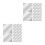 40Pcs Tiny Silver Acrylic Mirror Tiles Self-Adhesive for Wall Crafts 5