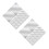 40Pcs Tiny Silver Acrylic Mirror Tiles Self-Adhesive for Wall Crafts 6