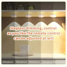 Éclairage LED Sous Meuble avec Détecteur de Mouvement, Veilleuse Rechargeable USB à Intensité Variable pour Cuisine, Placard et Couloir