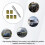 13 PCS  Thread Repair Kit, M14x1.25 Inserts and M16x1.25 Tap  Rethreading Set Thread Repair Tool Kit 6