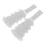 2Paires Bas -Cuisses Ruffle Accessoires Lolita Mode 3
