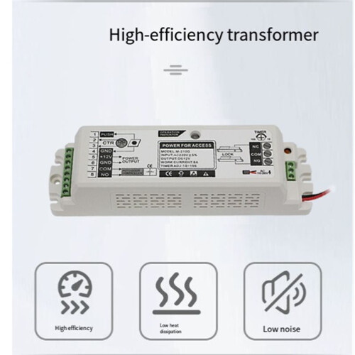 12V 8A Power Supply for Door Access Control System Security Camera Power AC 220V Delay  Adjuster 1