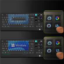 K1 PRO Visual LCD AI Keyboard 80% Gaming Mechanical Keyboard Macro Wired Detachable Cable RGB Backlight Hot Swap