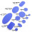 1set Dent Puller Tabs Glue Pulling Tabs Paintless Dent Repair Car Dent Removal Body Repair Kit 6