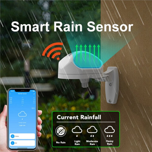 WiFi Rainwater Sensor Intelligent Sunshade Window Closing Reminder Home Automation Weather Detection System 2