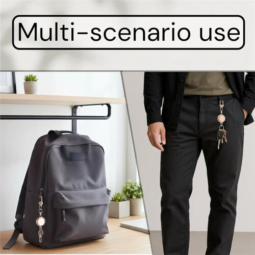 4 PCS Retractable Keychain with Double Hook, Badge Holder, and Stretchable Lanyard in Multiple Colors 1