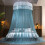 Dome Net Bed Canopy Ceiling-Mounted Foldable Ruffled 5