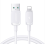 2.4A USB-A to Lightning Fast Charging Data Cable 1.2m White 1