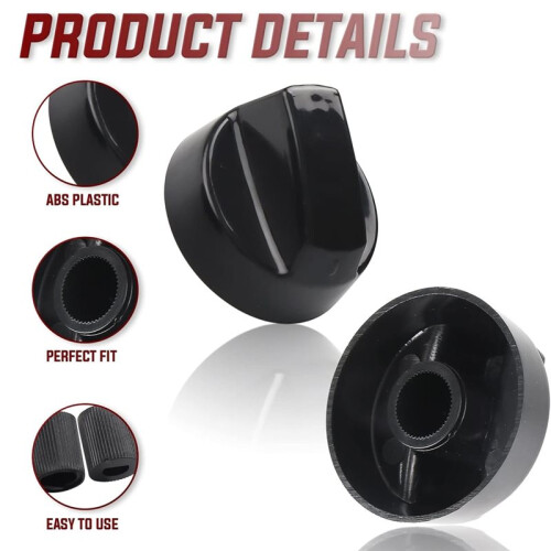 8Pack Control Knobs Replacement with 24 Adapters for Oven, Stove, and Range Versatile and Wide Application 1