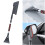3In1 Extendable Ice Scraper Front Windshield Ice Scraping Defrost Broom for Car Vehicle Snowmobiles 4