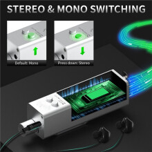 In-Ear Monitor Amplifier LSY-20 Ultra-Compact Personal in-Ear Monitor Amplifier Stereo/Mono for DJ Stage Music
