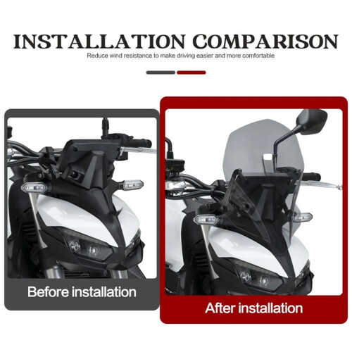 Motorcycle Windscreen Windshield Visor Wind Air Fairing Deflector Screen for  CB1000 CB 1000 Hornet SP 2025 Clear