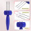 Portable Cord Knitting Hook Needle Crocheting Tool for Binding-Off or Edging Knitting LatchHook Tool Three- 4