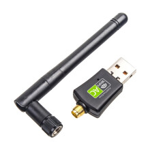 Netwerkkaart, Drivervrije Wifi-Adapter, USB Dual-Band 600 Mbps 5/2,4 GHz LAN-Antenne Dongle, Wifi voor Windows 7, 8 en 10, RTL8811CU