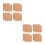 16Pcs Versatile Khaki Cork Bulletin Boards DIY Message Boards 3