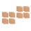 16Pcs Versatile Khaki Cork Bulletin Boards DIY Message Boards 4