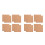 16Pcs Versatile Khaki Cork Bulletin Boards DIY Message Boards 6