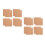 16Pcs Versatile Khaki Cork Bulletin Boards DIY Message Boards 7