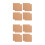 16Pcs Versatile Khaki Cork Bulletin Boards DIY Message Boards 8
