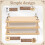 Binding Press Wooden Book Press Flat Paper Press Machine Book Binding Tool for Office Desktop DIY Book Binding 4
