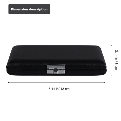 Étui -Anches Basson En Cuir PU Noir Robuste 1