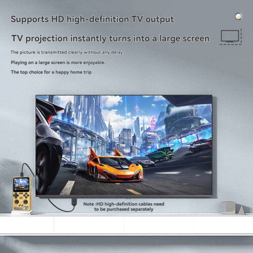 RGB20 Handheld Gaming Console 3.2inch HD Screen Open-Source Game Players Supports 10+ Emulators A 2