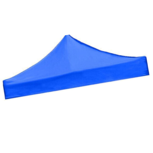 Dachplane 3x3m, blauer Oxford-Stoff 1