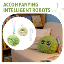 AI Intelligent Leksak Robotdocka, Röstkonversation, WiFi Interaktiv, Pedagogisk Kompanjon Pedagogisk Pratrobot