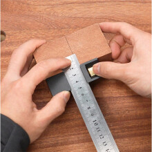 Steel Ruler Positioning Block Brass Angle Scriber Marking Gauge for Ruler Locator DIY Carpentry Scriber A