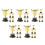 30Pièces Trophées Enfant Mini Coupe Récompense Sport 4