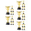 30Pièces Trophées Enfant Mini Coupe Récompense Sport 9