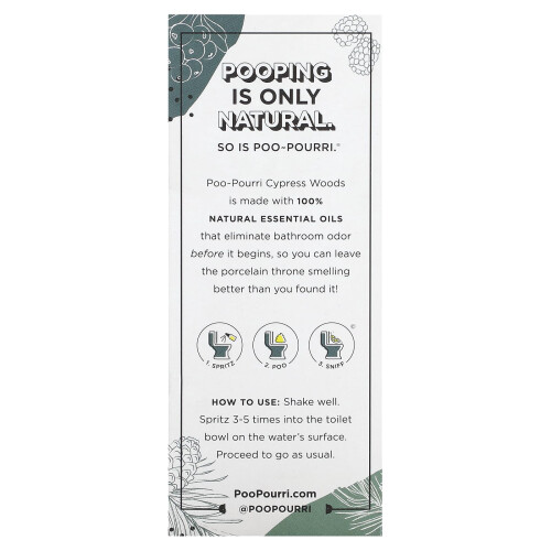 Poo-Pourri, Before-You-GoÆ Τσιμπιδάκια, Σφενδάμι, 2 oz (59 ml) 2