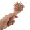 3Pièces Ensemble Brosse Khaki Bois & Laine Douce Bain 4