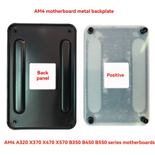 CPU Heatsink Bracket Backplane Backplate Back Sheet Metal Plate for AM4 Platform 2