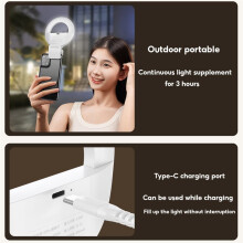 Mobile Phone Fill Light Portable Live Broadcast Handheld Led Lighting Desktop Selfie Outdoor Light