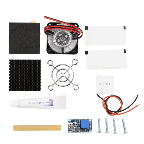 SR-01 5V Thermoelectric Cooler Peltier Element Module 40x40mm Semiconductor Refrigeration Chip DIY  Fridge Cooling 2