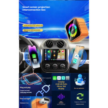 4in1 Wireless Carplay Adapter Ai Box Dongle BT+WIFI Airplay/Mirror Link/Android Auto/Carplay Wired Carplay to Wireless