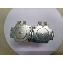 Universal Solenoid Valve Double Solenoid Valve 24V for Gas Oven with Internal Thread Adapters Repair Parts