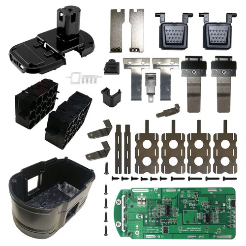 Lithium Battery Plastic Case P108 Lithium Battery 15-Cell Casing PCB Charging Protection Plate for  18V One+ Tool